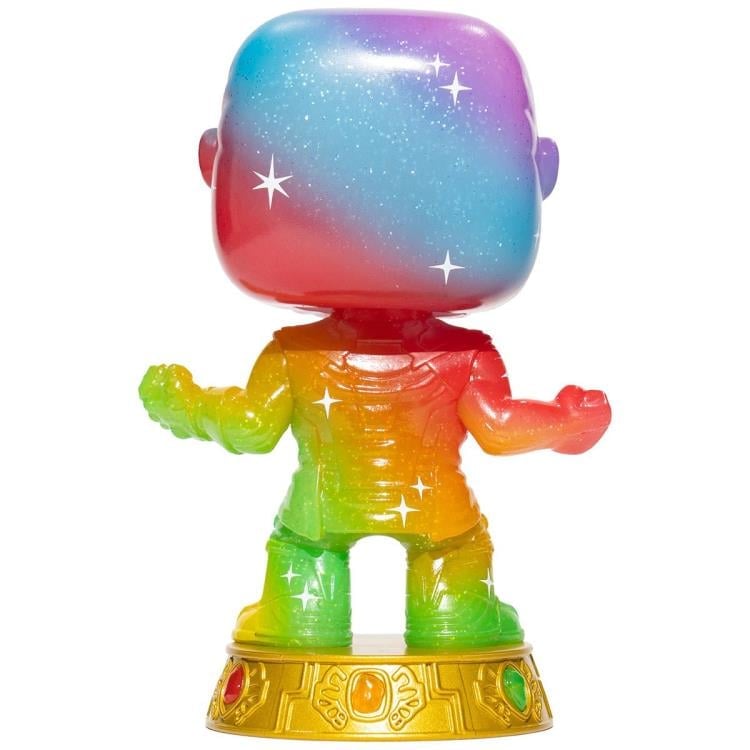 Infinity Saga Pop! Art Series #52 Thanos (Rainbow) with Pop! Protector Case Exclusive Gallery Image 7