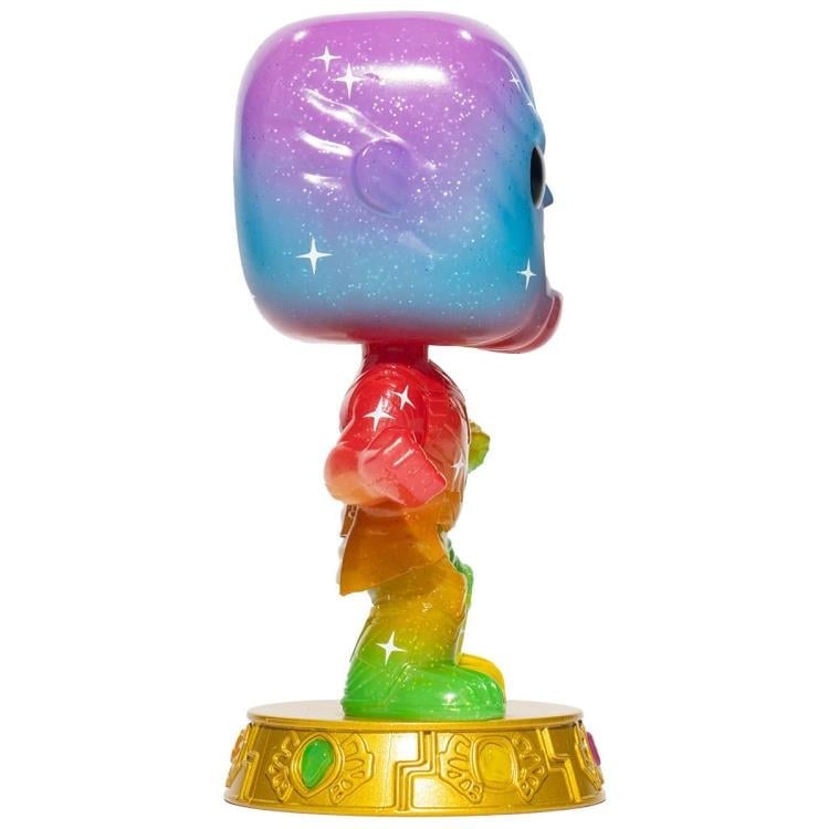 Infinity Saga Pop! Art Series #52 Thanos (Rainbow) with Pop! Protector Case Exclusive Gallery Image 5