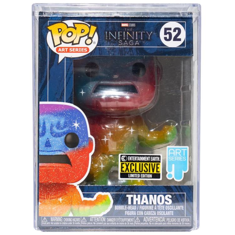 Infinity Saga Pop! Art Series #52 Thanos (Rainbow) with Pop! Protector Case Exclusive Gallery Image 11