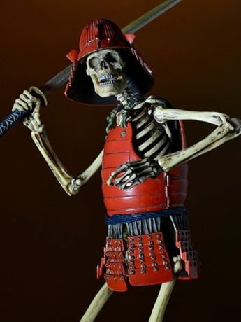 KT Project Revoltech Takeya Series KT-010 Jizai Okimono Skeleton Warrior Gallery Image 2