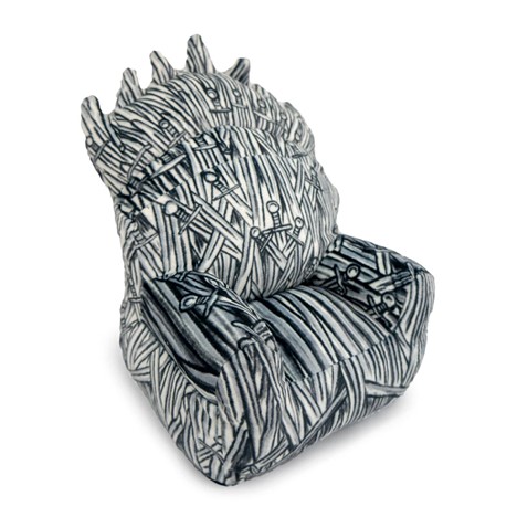 Game of Thrones Iron Throne Squeaker Plush Dog Toy Gallery Image 4
