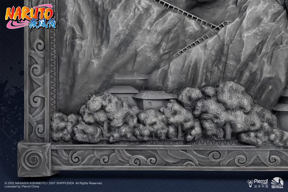 Naruto: Shippuden Hokage Rock (Gray Ver.) 3D Art Frame Gallery Image 8