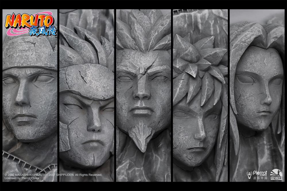 Naruto: Shippuden Hokage Rock (Gray Ver.) 3D Art Frame Gallery Image 9