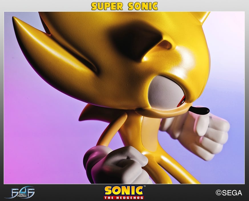 Sonic The Hedgehog Modern Super Sonic Statue Gallery Image 13