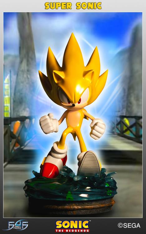 Sonic The Hedgehog Modern Super Sonic Statue Gallery Image 3
