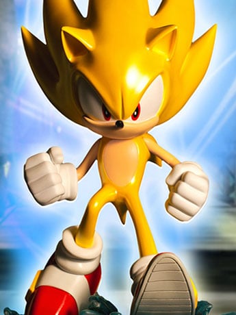 Sonic The Hedgehog Modern Super Sonic Statue Gallery Image 2