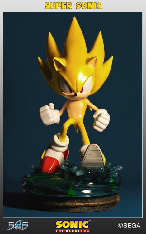 Sonic The Hedgehog Modern Super Sonic Statue Gallery Image 4