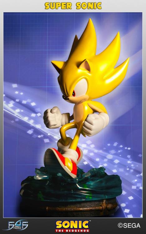 Sonic The Hedgehog Modern Super Sonic Statue Gallery Image 8
