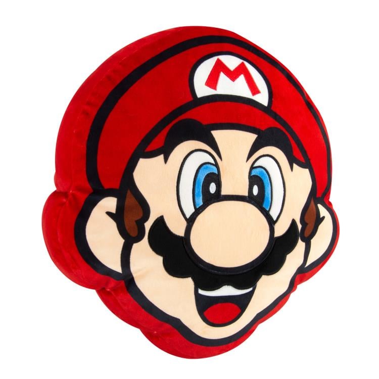 Super Mario Club Mocchi- Mocchi- Mario Head Mega 15-Inch Plush Gallery Image 3