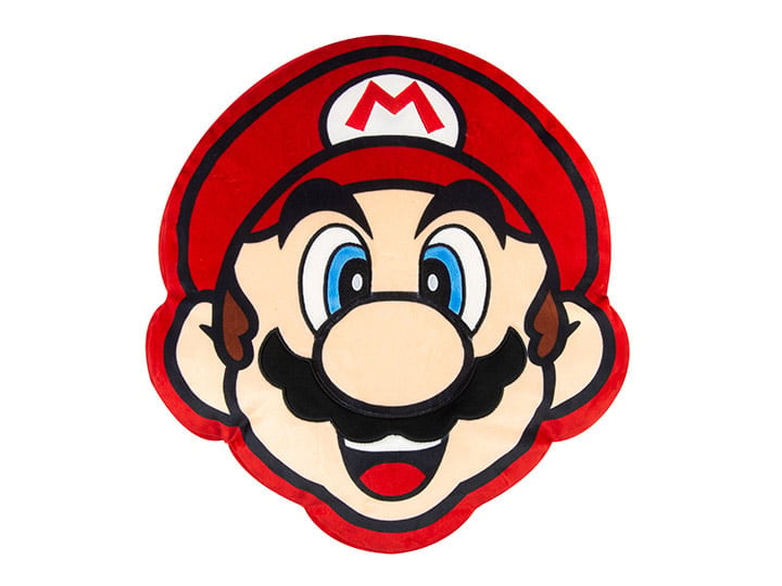 Super Mario Club Mocchi- Mocchi- Mario Head Mega 15-Inch Plush Gallery Image 1
