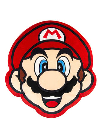 Super Mario Club Mocchi- Mocchi- Mario Head Mega 15-Inch Plush Gallery Image 2