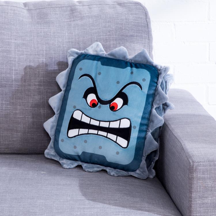 Super Mario Club Mocchi- Mocchi- Thwomp Mega 15-Inch Plush Gallery Image 6