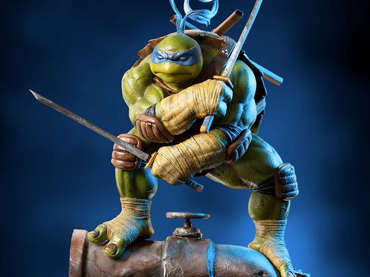 Teenage Mutant Ninja Turtles Battle Diorama Series Leonardo 1/10 Art Scale Statue Gallery Image 1