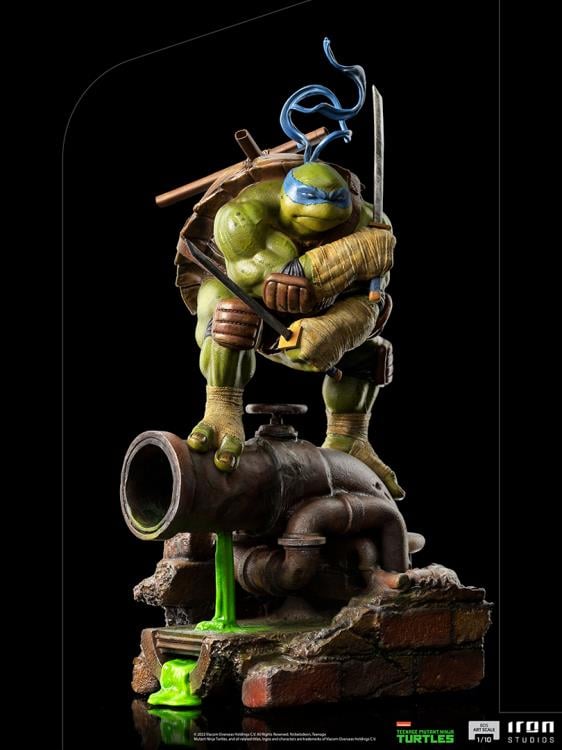Teenage Mutant Ninja Turtles Battle Diorama Series Leonardo 1/10 Art Scale Statue Gallery Image 5