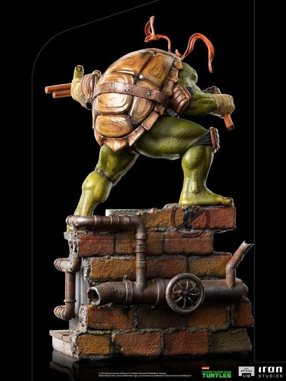 Teenage Mutant Ninja Turtles Battle Diorama Series Michelangelo 1/10 Art Scale Statue Gallery Image 5
