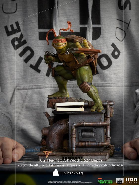 Teenage Mutant Ninja Turtles Battle Diorama Series Michelangelo 1/10 Art Scale Statue Gallery Image 6
