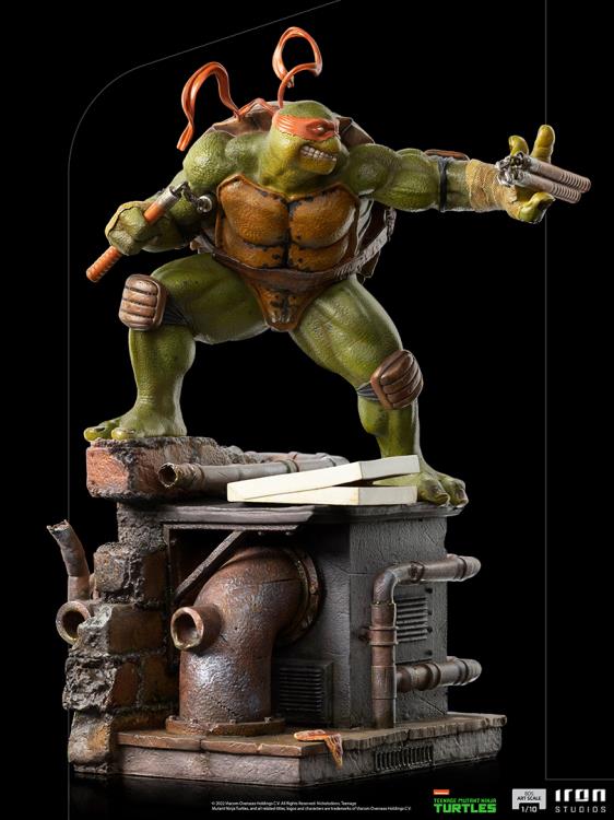 Teenage Mutant Ninja Turtles Battle Diorama Series Michelangelo 1/10 Art Scale Statue Gallery Image 4