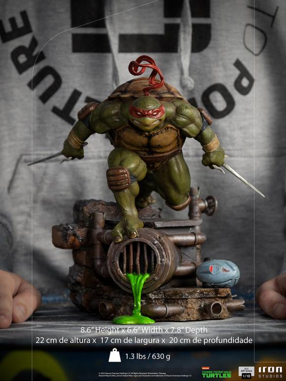 Teenage Mutant Ninja Turtles Battle Diorama Series Raphael 1/10 Art Scale Statue Gallery Image 7