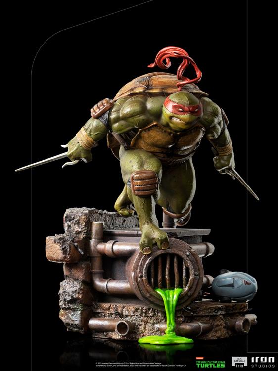 Teenage Mutant Ninja Turtles Battle Diorama Series Raphael 1/10 Art Scale Statue Gallery Image 5