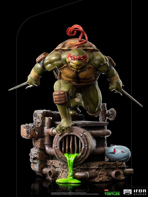 Teenage Mutant Ninja Turtles Battle Diorama Series Raphael 1/10 Art Scale Statue Gallery Image 4