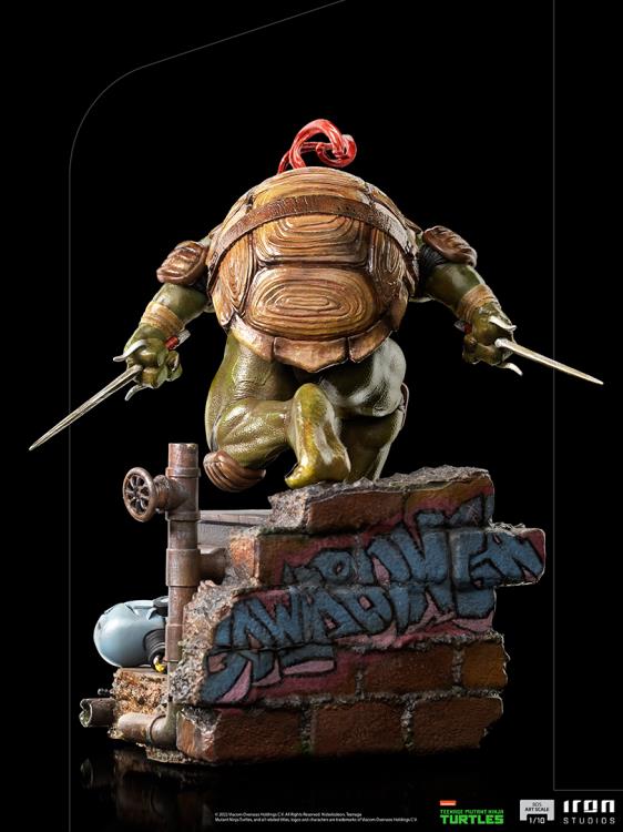 Teenage Mutant Ninja Turtles Battle Diorama Series Raphael 1/10 Art Scale Statue Gallery Image 6