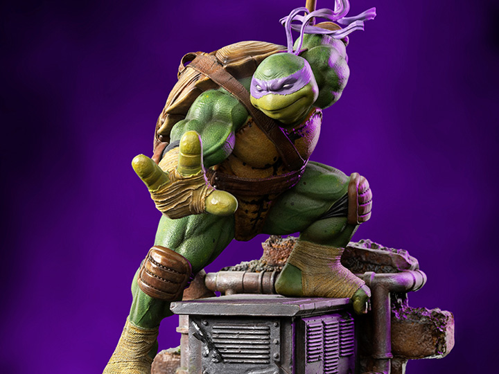 Teenage Mutant Ninja Turtles Battle Diorama Series Donatello 1/10 Art Scale Statue Gallery Image 1