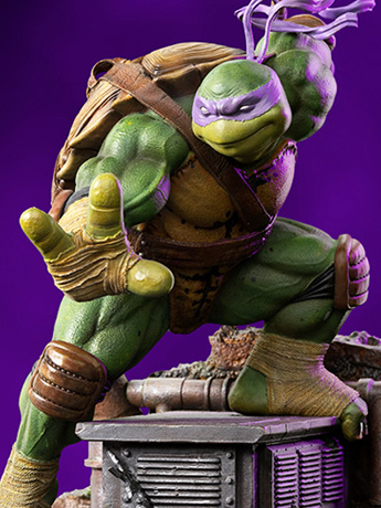 Teenage Mutant Ninja Turtles Battle Diorama Series Donatello 1/10 Art Scale Statue Gallery Image 2
