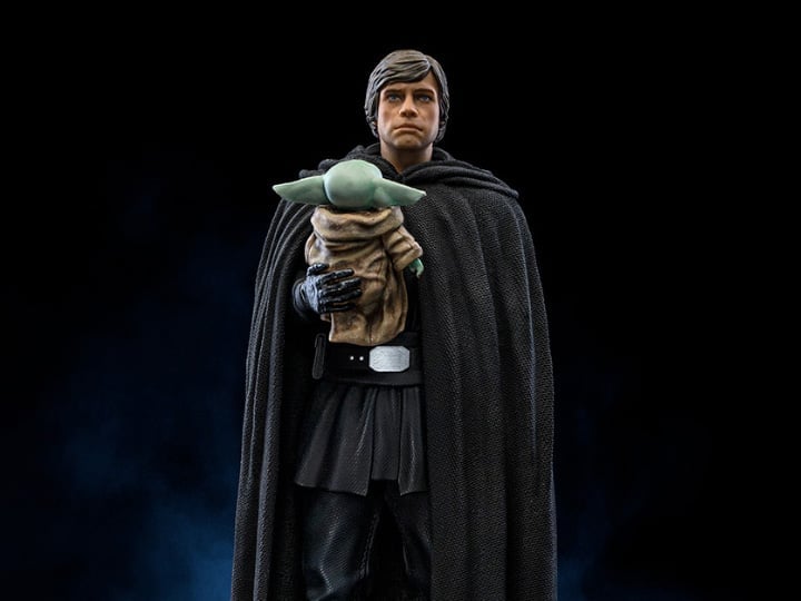 The Mandalorian Luke Skywalker & Grogu 1/10 Art Scale Statue Gallery Image 1
