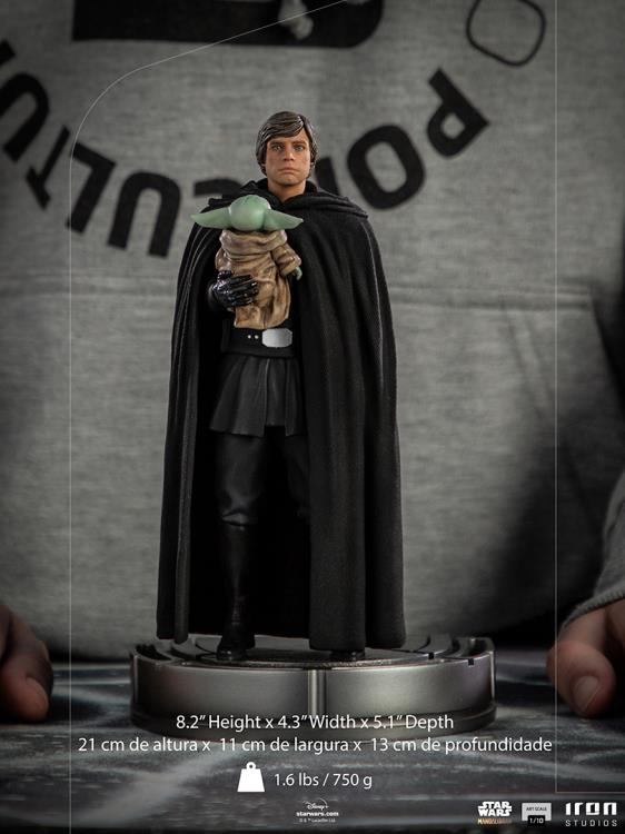 The Mandalorian Luke Skywalker & Grogu 1/10 Art Scale Statue Gallery Image 7
