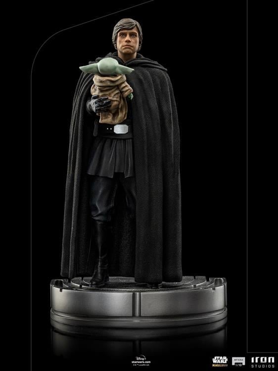 The Mandalorian Luke Skywalker & Grogu 1/10 Art Scale Statue Gallery Image 3