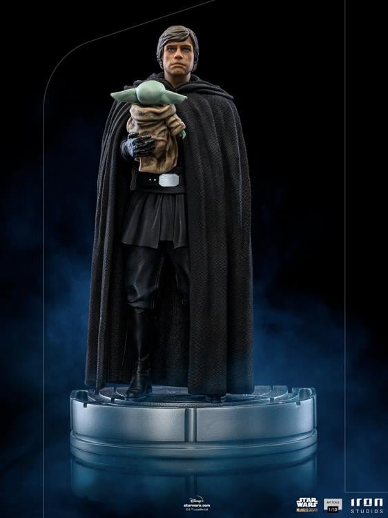 The Mandalorian Luke Skywalker & Grogu 1/10 Art Scale Statue Gallery Image 6