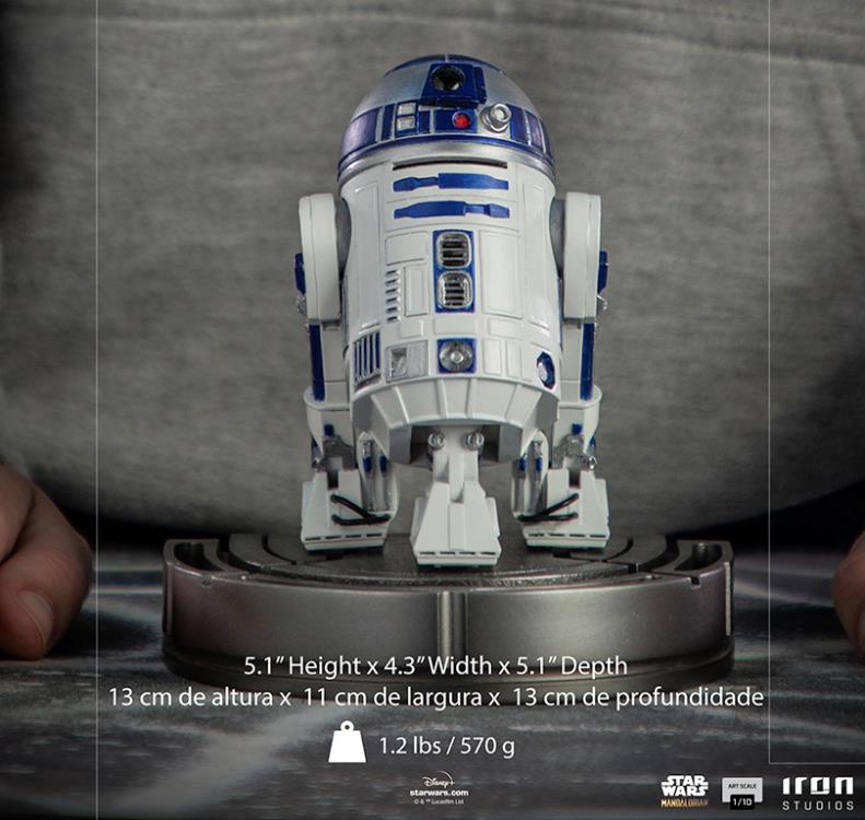 The Mandalorian R2-D2 1/10 Art Scale Statue Gallery Image 8