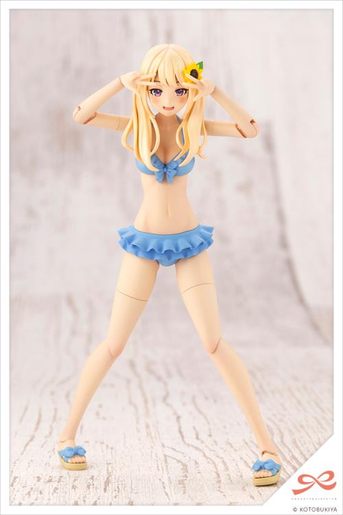Sousai Shoujo Teien High School Swimsuit Yuki Madoka (Dreaming Style Sunny Sky Ver.) 1/10 Scale Model Kit Gallery Image 7