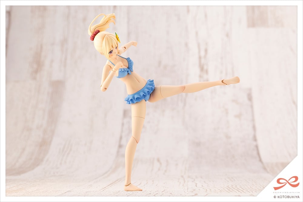 Sousai Shoujo Teien High School Swimsuit Yuki Madoka (Dreaming Style Sunny Sky Ver.) 1/10 Scale Model Kit Gallery Image 11
