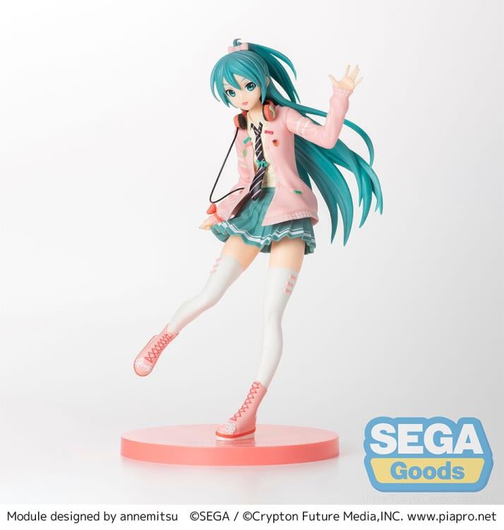 Hatsune Miku Project DIVA Arcade Future Tone Hatsune Miku (Ribbon Girl Ver.) Super Premium Figure Gallery Image 3