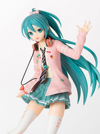Hatsune Miku Project DIVA Arcade Future Tone Hatsune Miku (Ribbon Girl Ver.) Super Premium Figure Gallery Image 2