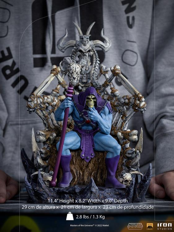 Masters of the Universe Skeletor on Throne 1/10 Deluxe Art Scale Statue Gallery Image 8