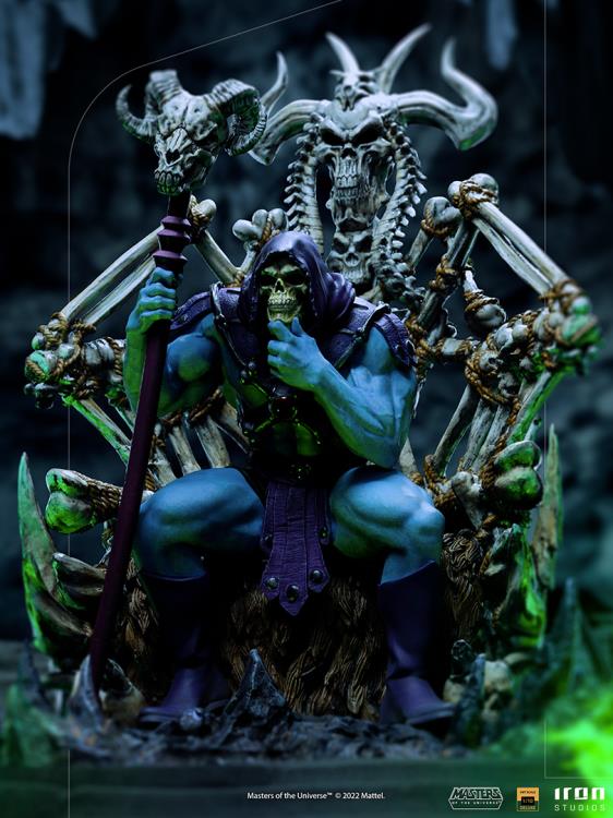 Masters of the Universe Skeletor on Throne 1/10 Deluxe Art Scale Statue Gallery Image 7