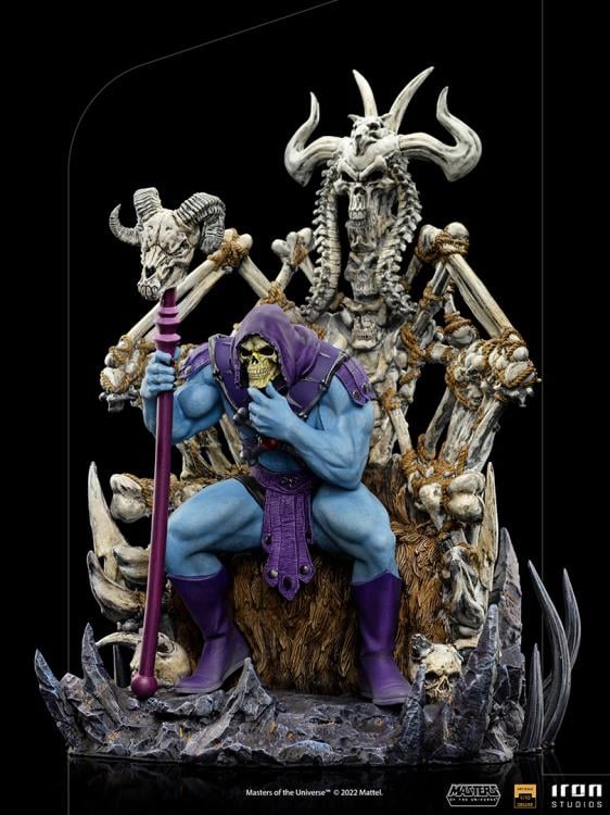 Masters of the Universe Skeletor on Throne 1/10 Deluxe Art Scale Statue Gallery Image 4