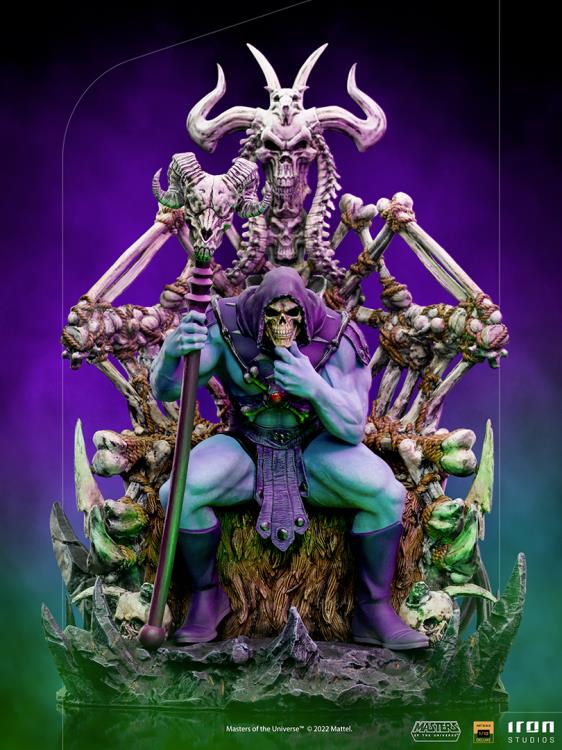 Masters of the Universe Skeletor on Throne 1/10 Deluxe Art Scale Statue Gallery Image 3