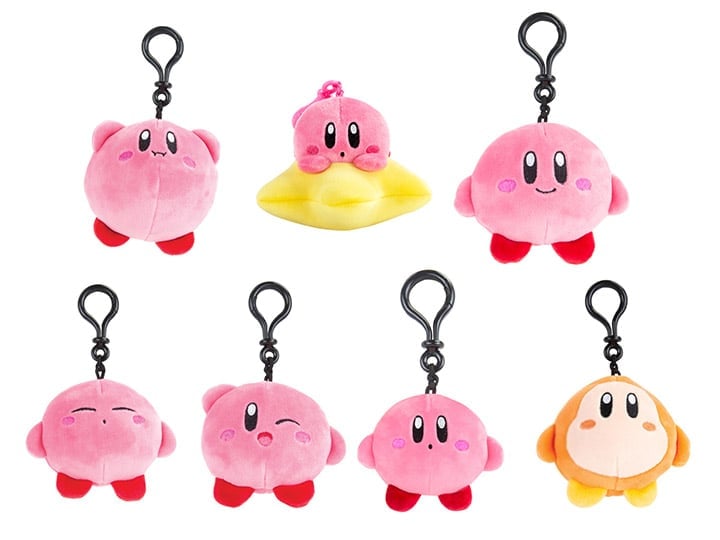 Kirby Club Mocchi- Mocchi (Ver. B) Pack of 8 Assorted 4-Inch Clip-On Plush Gallery Image 1
