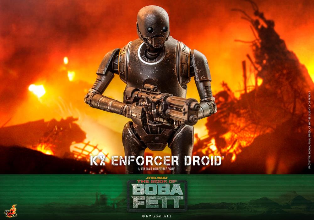The Book of Boba Fett TMS072 KX Enforcer Droid 1/6 Scale Collectible Figure Gallery Image 17