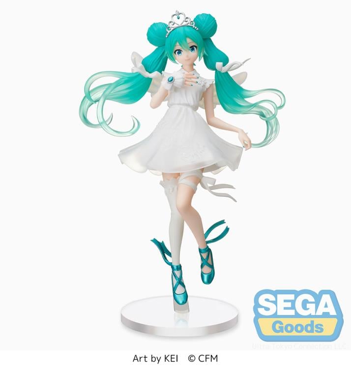 Vocaloid Hatsune Miku (15th Anniversary KEI Ver.) Super Premium Figure Gallery Image 7