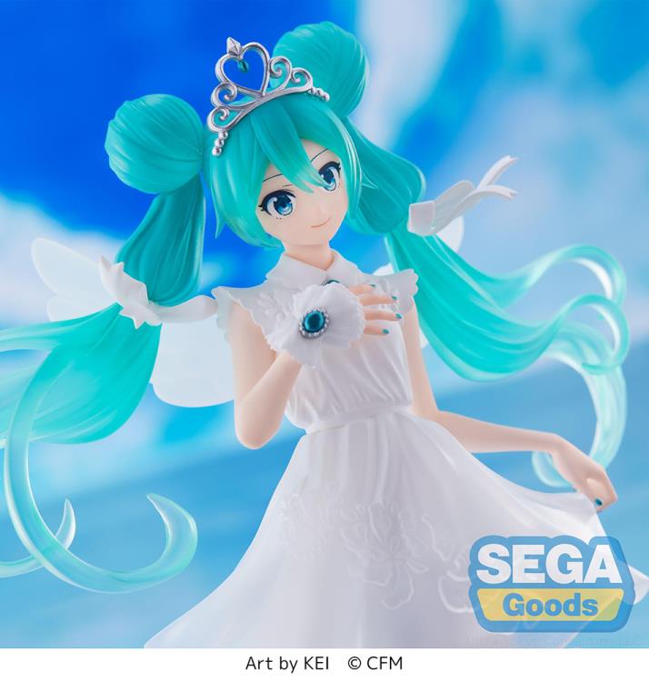 Vocaloid Hatsune Miku (15th Anniversary KEI Ver.) Super Premium Figure Gallery Image 6