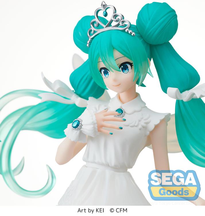 Vocaloid Hatsune Miku (15th Anniversary KEI Ver.) Super Premium Figure Gallery Image 11