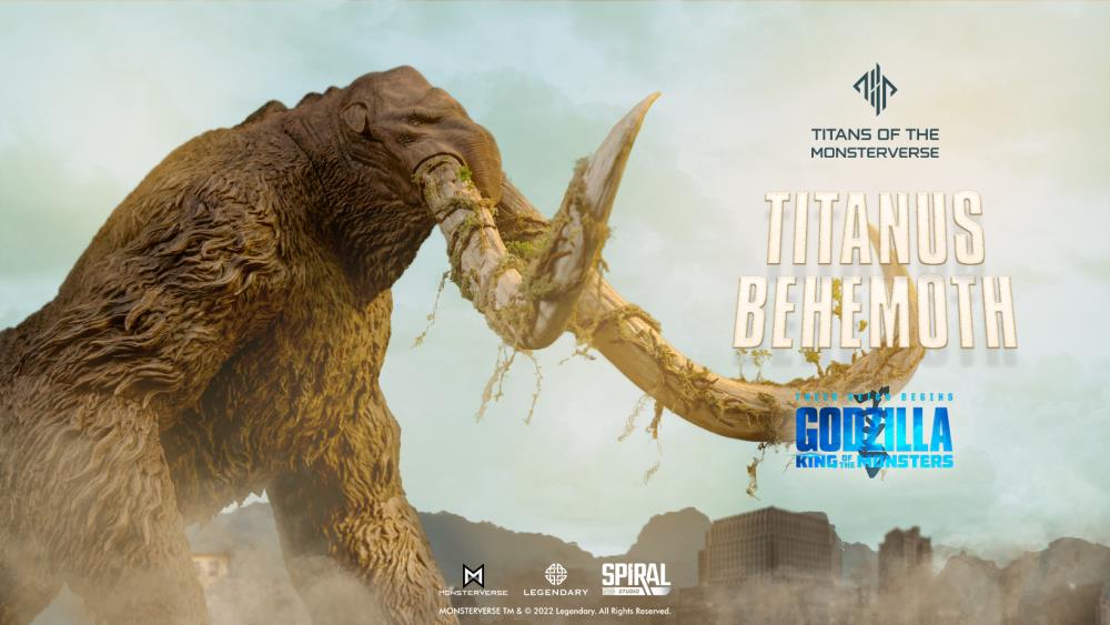 Godzilla: King of the Monsters Titanus Behemoth Vinyl Statue Gallery Image 3