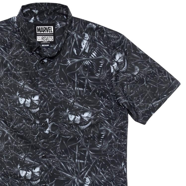 Marvel We Are Venom Short Sleeve Button Up Shirt Gallery Image 3