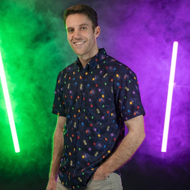 Marvel Little Things: Perfectly Balanced Short Sleeve Button Up Shirt Gallery Image 7