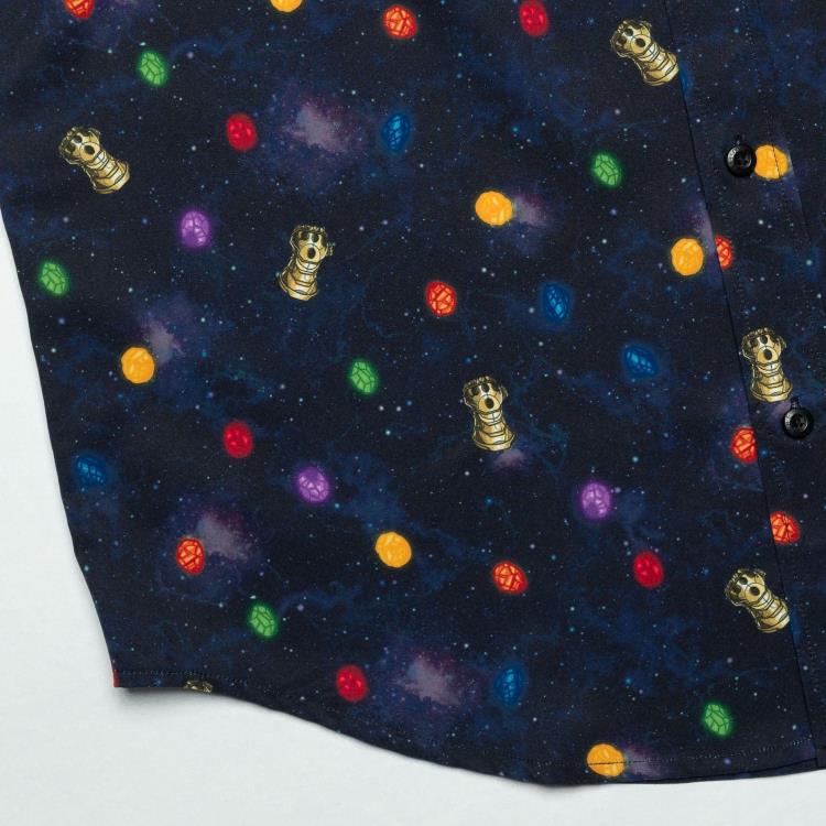 Marvel Little Things: Perfectly Balanced Short Sleeve Button Up Shirt Gallery Image 5