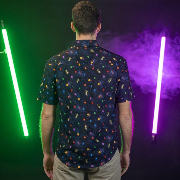 Marvel Little Things: Perfectly Balanced Short Sleeve Button Up Shirt Gallery Image 8